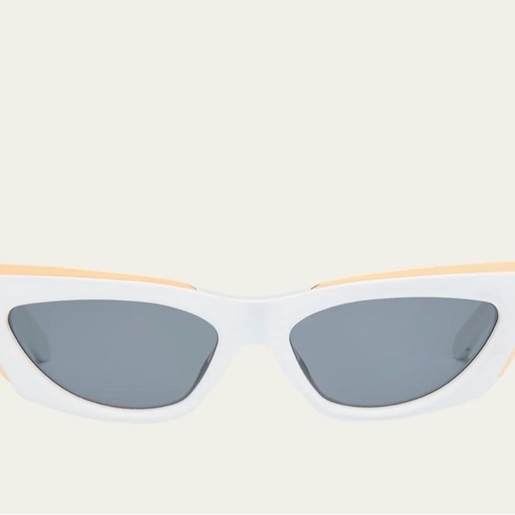 Valentino Garavani Chic White and Gold Sunglasses main image 8